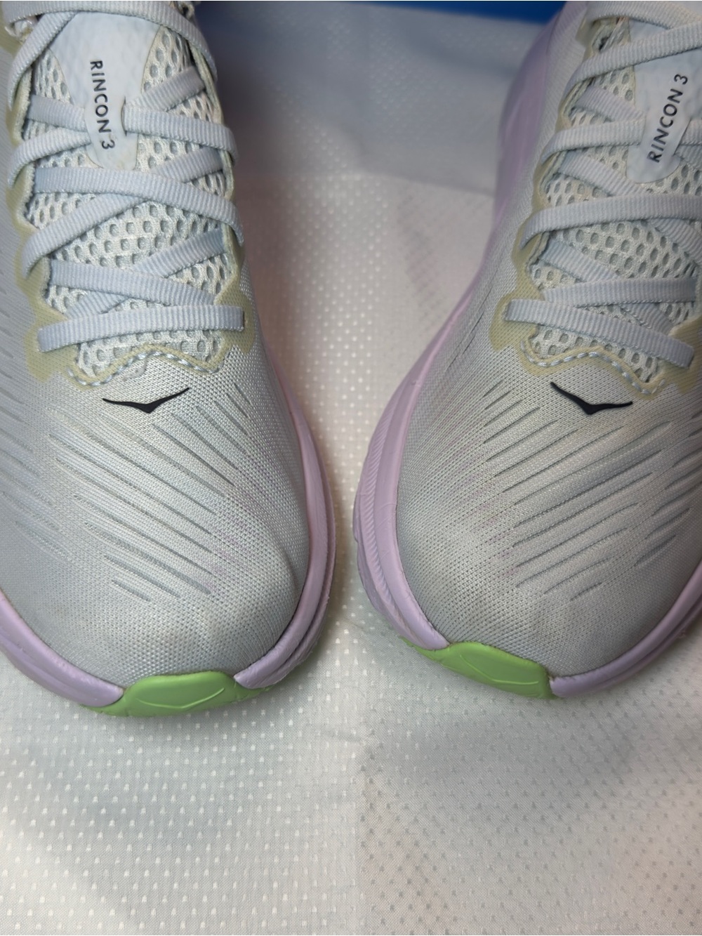 Hoka Rincon 3 Women's Running Shoes Size 9.5 Blue Fog Plein Air 1119396 PAOH - Picture 6 of 11